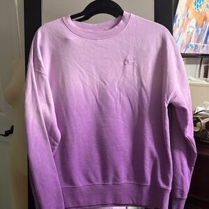 Champion Lavender Ombre Crewneck Sweater